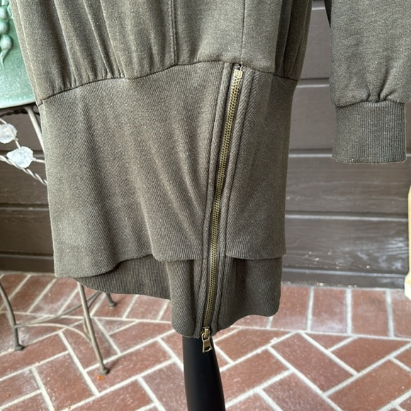 YF&B🆕Olive Asymmetrical Sweater Dress - Picture 6 of 12